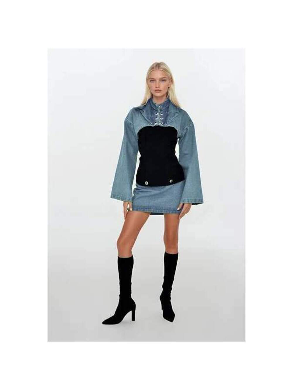 TANIA ORELLANA Exo Denim JAcket Size Small